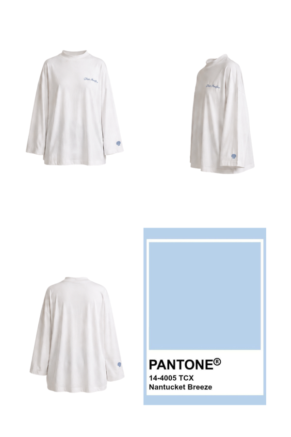 Le T-shirt Coquillage | Ligt Blue