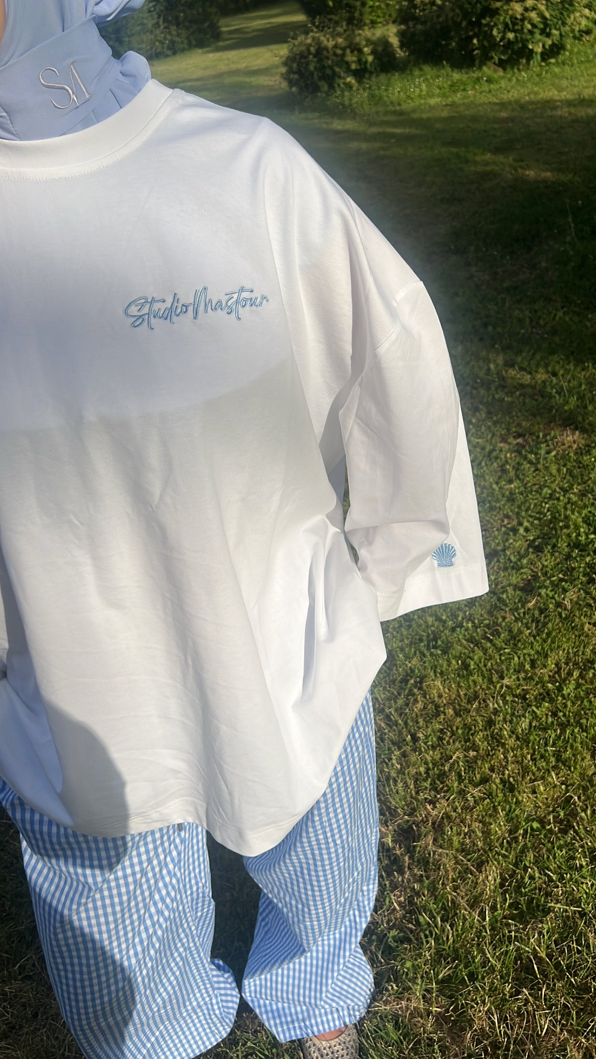 Le T-shirt Coquillage | Ligt Blue